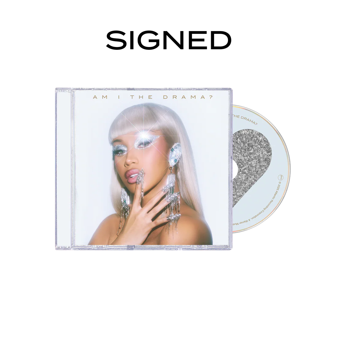CARDI B - AM I THE DRAMA? Pretty and Petty (Alternate Cover #2 SIGNED CD) USA IMPORT