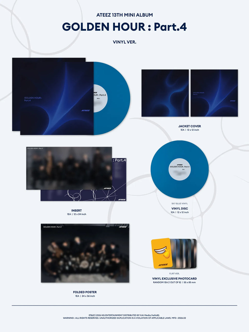 ATEEZ GOLDEN HOUR : PART. 4 (U.S VER) HELLO82 [POP-UP EXCLUSIVE