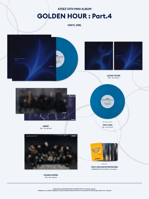 ATEEZ GOLDEN HOUR : PART. 4 (U.S VER) HELLO82 [POP-UP EXCLUSIVE]