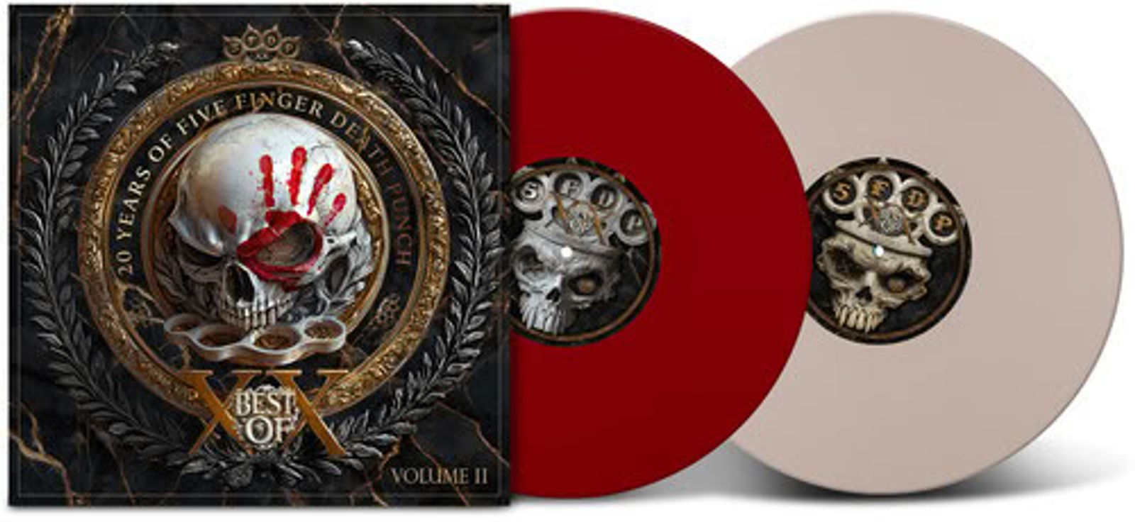 Five Finger Death Punch: BEST OF - Volume 2 (Indie Edition) (Blood & Bone Vinyl) 2 LPs
