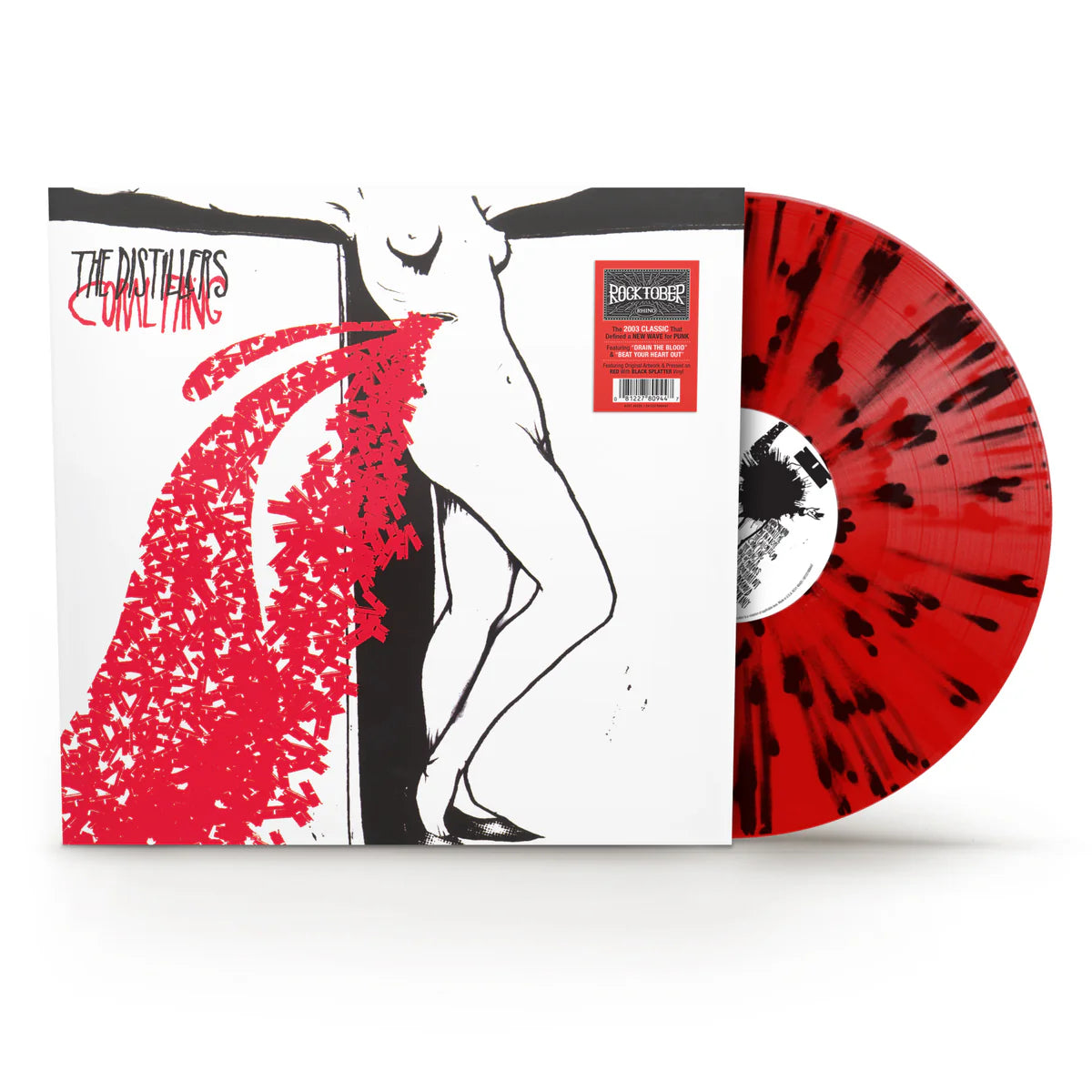 The Distillers - Coral Fang (RKTBR25)(1LP Red with Black Splatter Vinyl) USA IMPORT