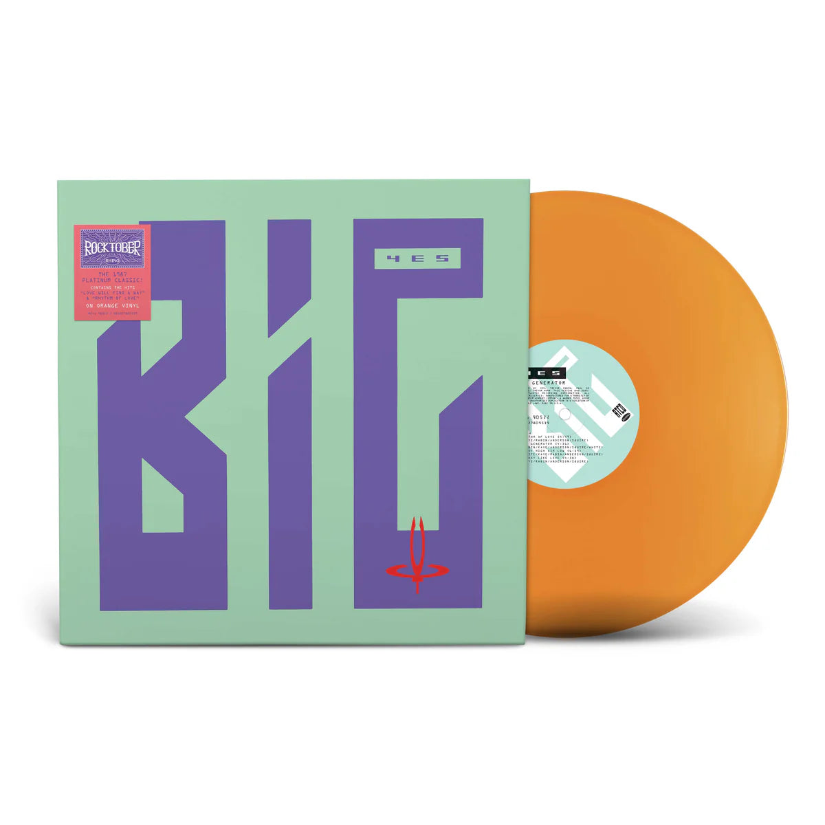 Yes - Big Generator (RKTBR25)(1LP Orange Vinyl) USA IMPORT