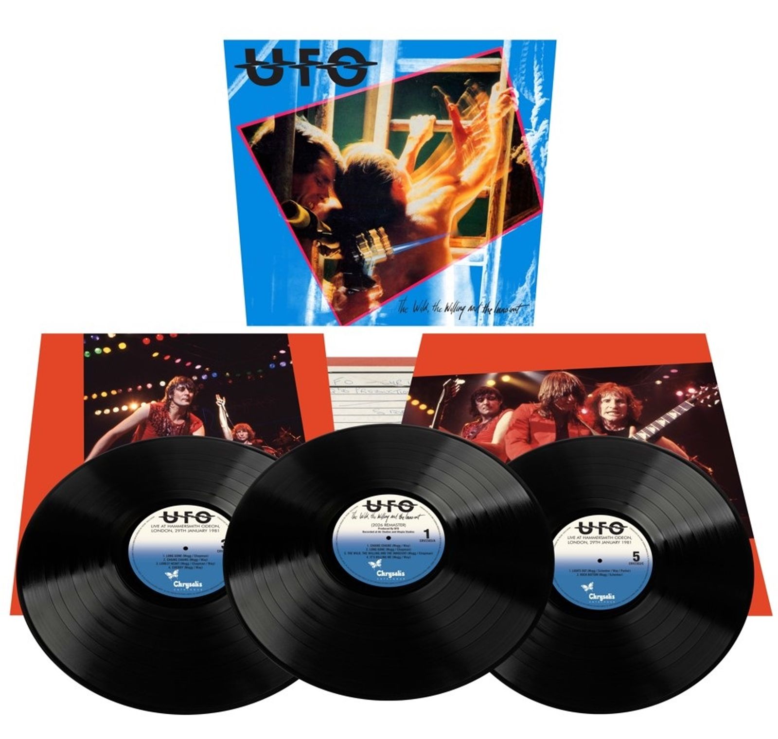 UFO The Wild, The Willing And The Innocent (2026 Remaster) (Deluxe Edition) 3 LPs - Black Vinyl Records Spain