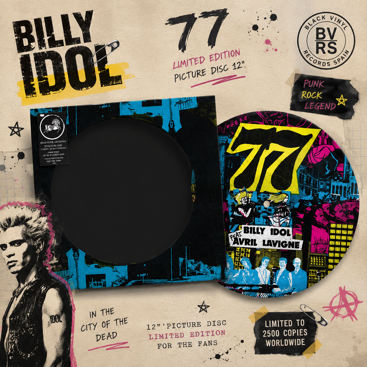 Billy Idol: 77 feat. Avril Lavigne (Record Store Day) (Picture Disc) (12" Single)