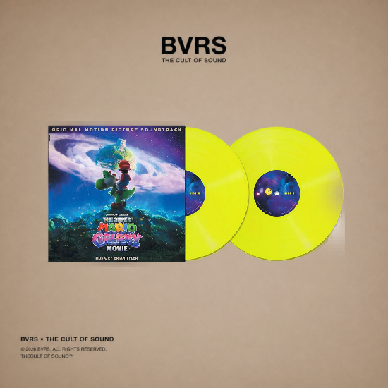 Super Mario Galaxy Movie - O.S.T. (Luma-Inspired Yellow Vinyl) 2LP