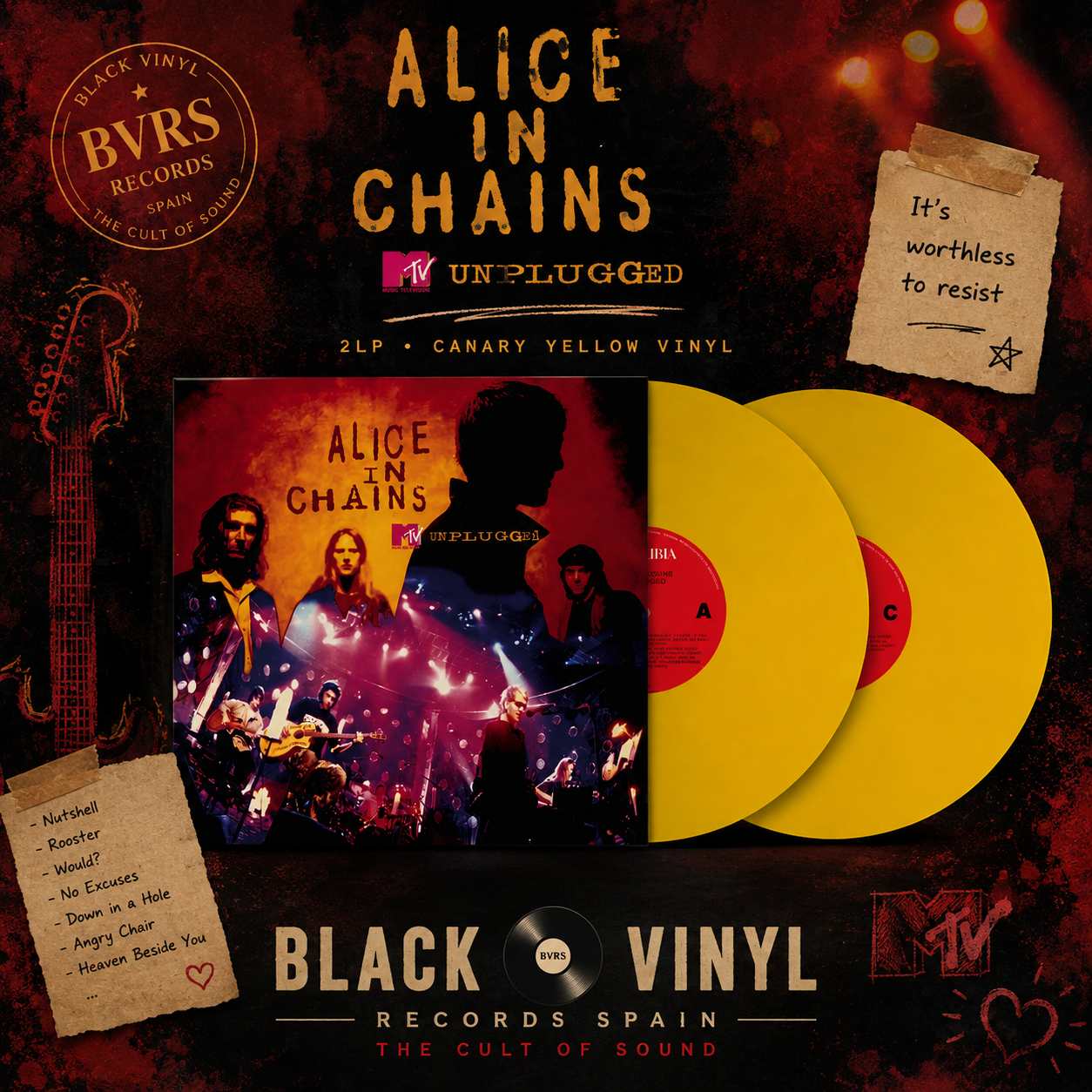 Alice In Chains - MTV Unplugged (Canary Yellow Vinyl) (2LP)