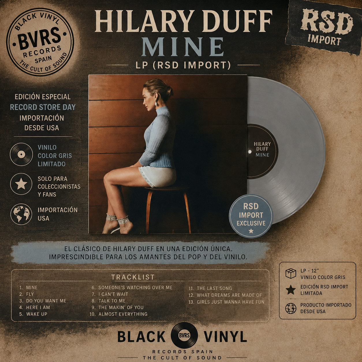 Hilary Duff - Mine LP (RSD Import)