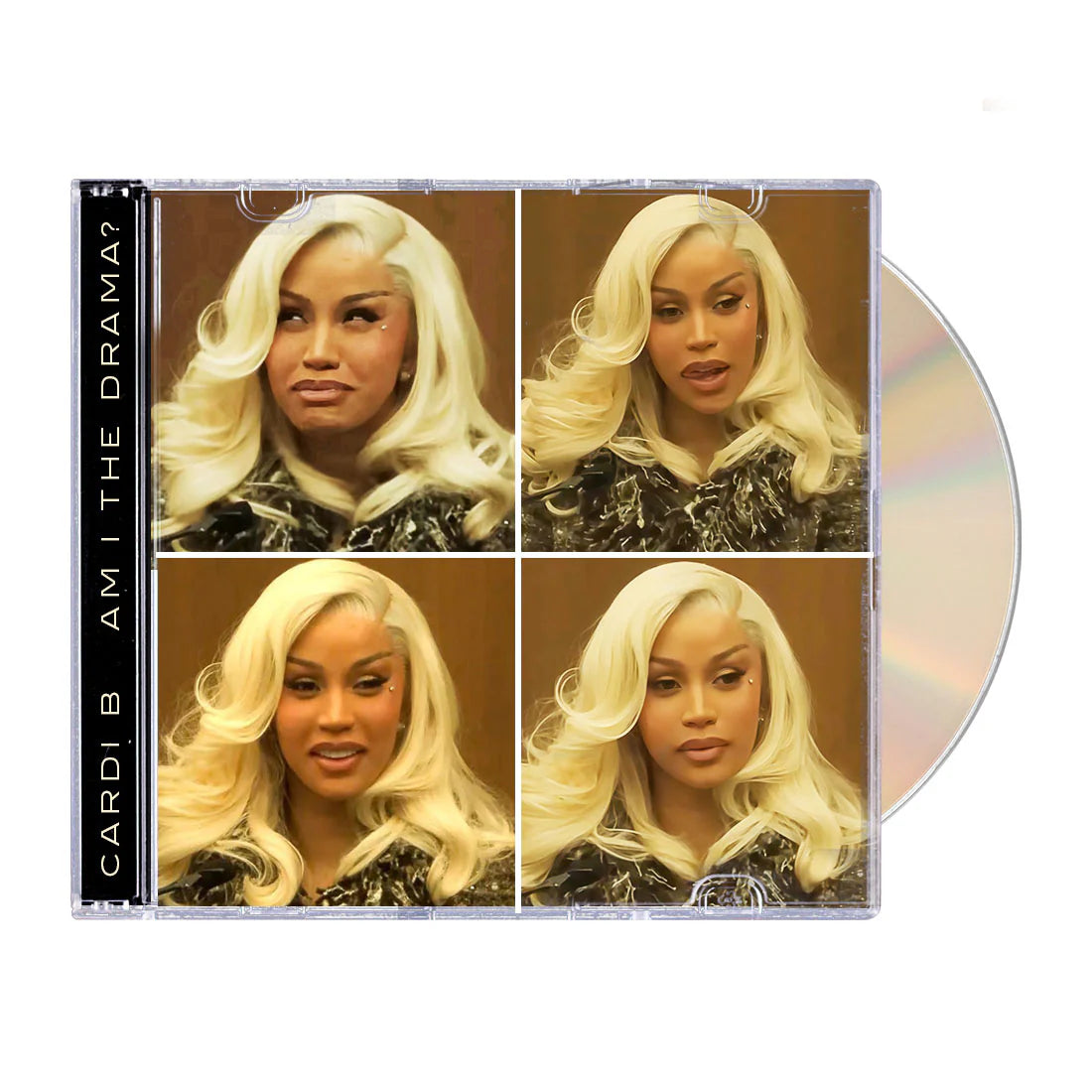 CARDI B - AM I THE DRAMA? Courtroom Edition 1 CD USA IMPORT - Black Vinyl Records Spain