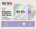 Pack 5 Fundas Exteriores Holográficas para Vinilos 12" Pearl Shimmer - Black Vinyl Records Spain