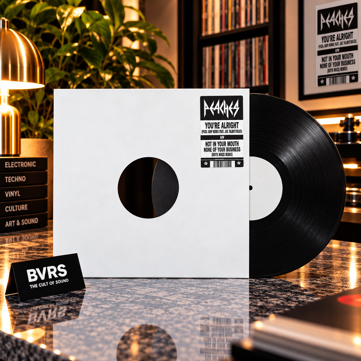 Peaches - Peaches Remix 12 - Pixel Grip B/W Boys Noize LP Edition
