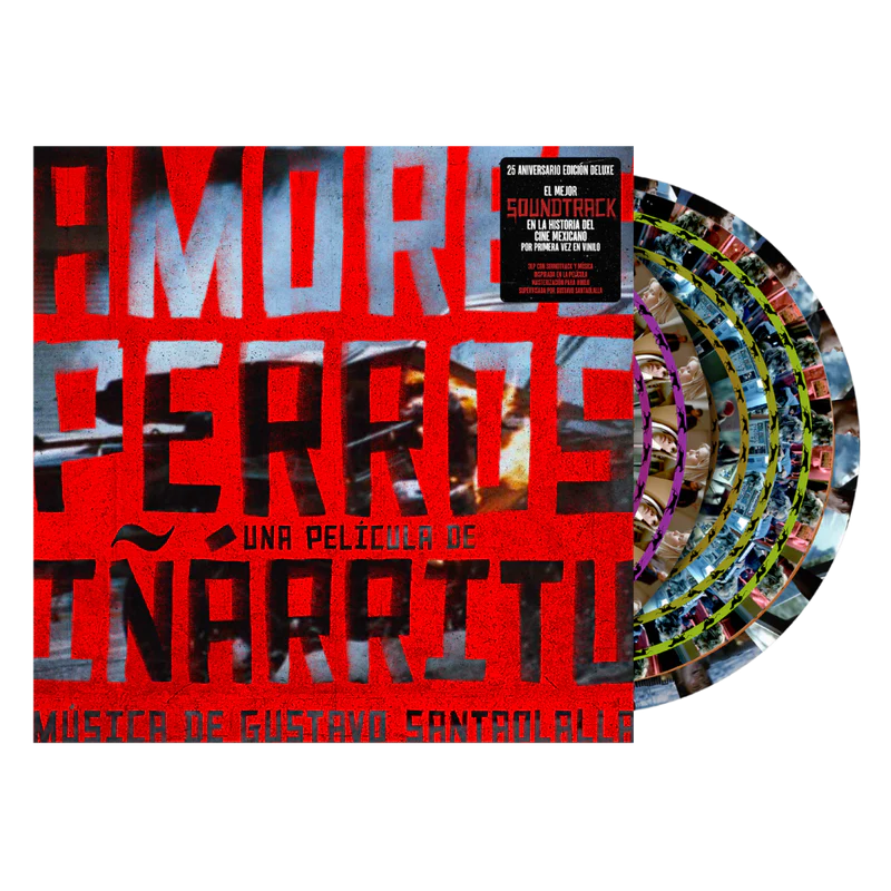 Various Artists Amores Perros 3LP Zoetrope Vinyl USA - Black Vinyl Records Spain