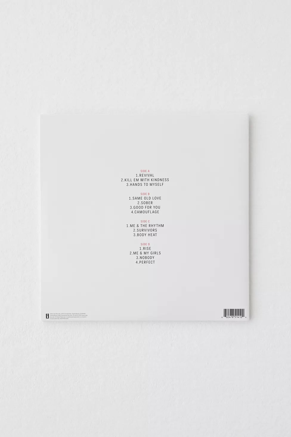 Selena Gomez - Revival - UO Exclusive 2LP USA Import