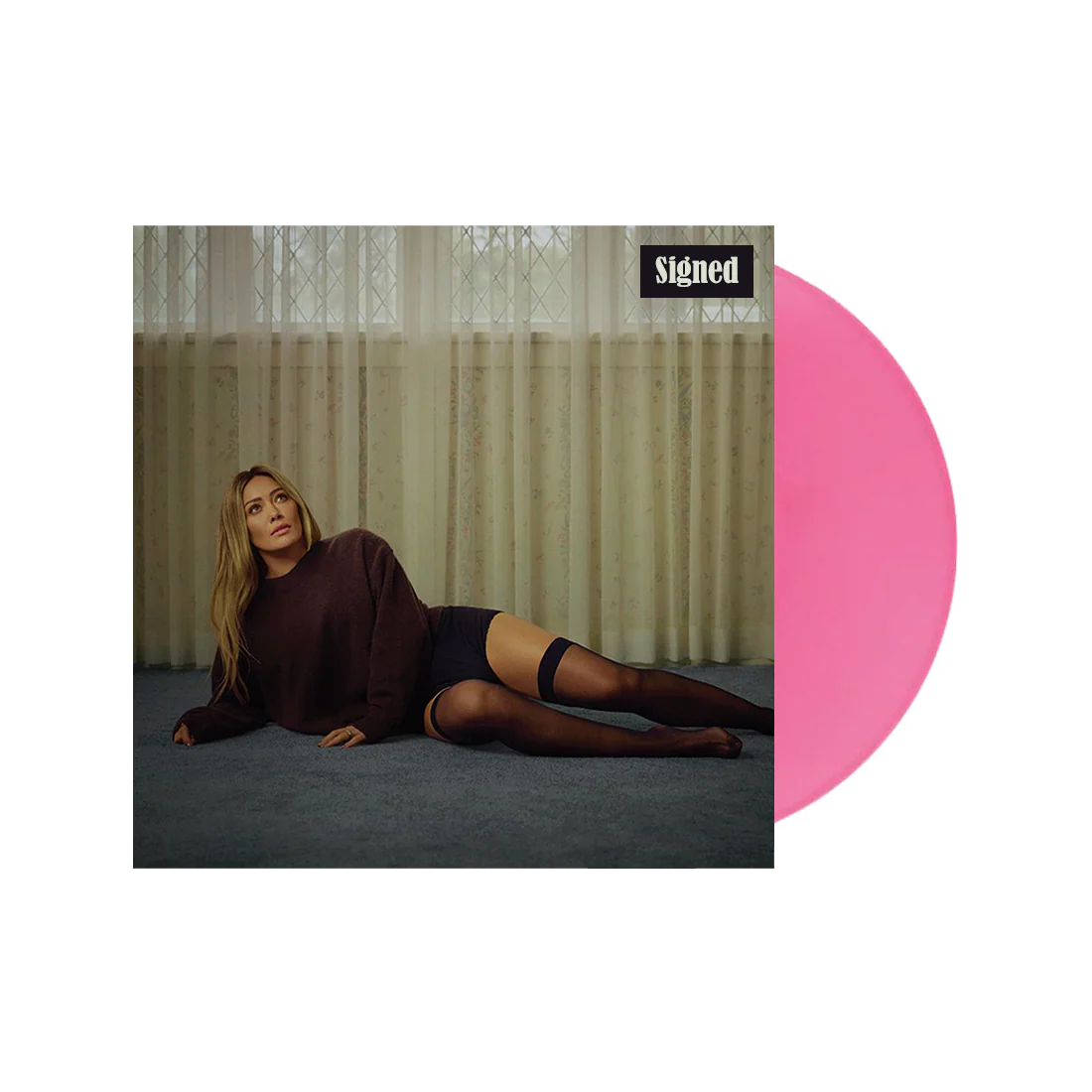 HILARY DUFF - luck … or something LP FIRMADO USA