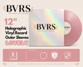 Pack 5 Fundas Exteriores Holográficas para Vinilos 12" Lovely