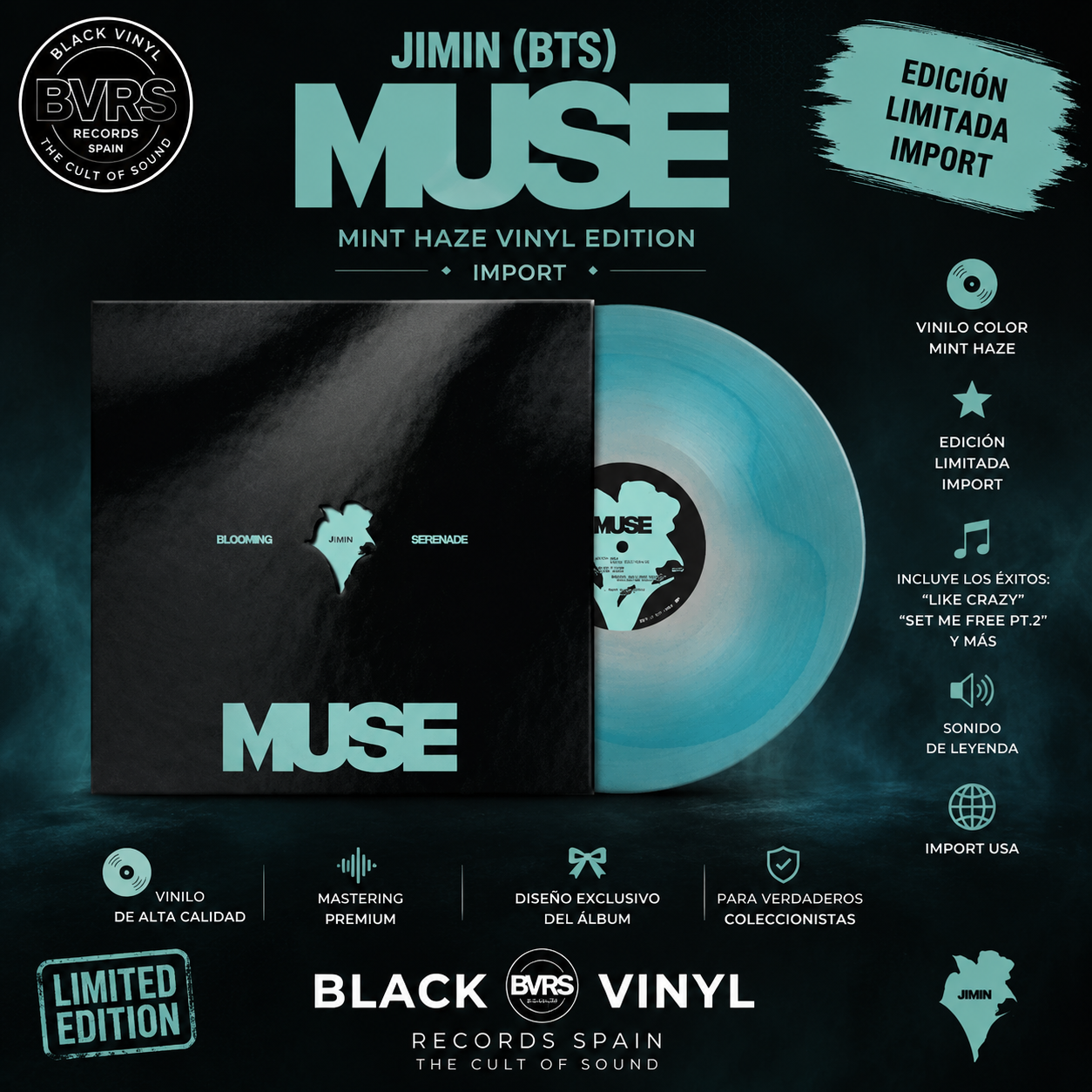 JIMIN (BTS) - Muse: Mint Haze Vinyl Edition