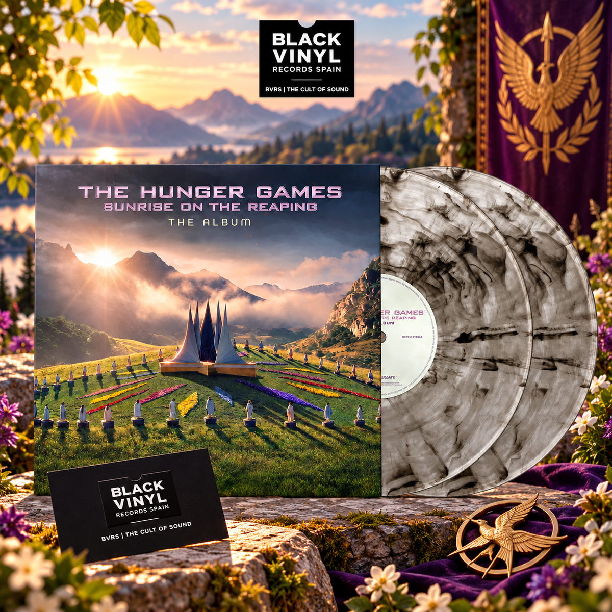 Varios artistas - The Hunger Games: Sunrise on the Reaping (The Album) - District 12 Edition Volcanic Ash 2LP