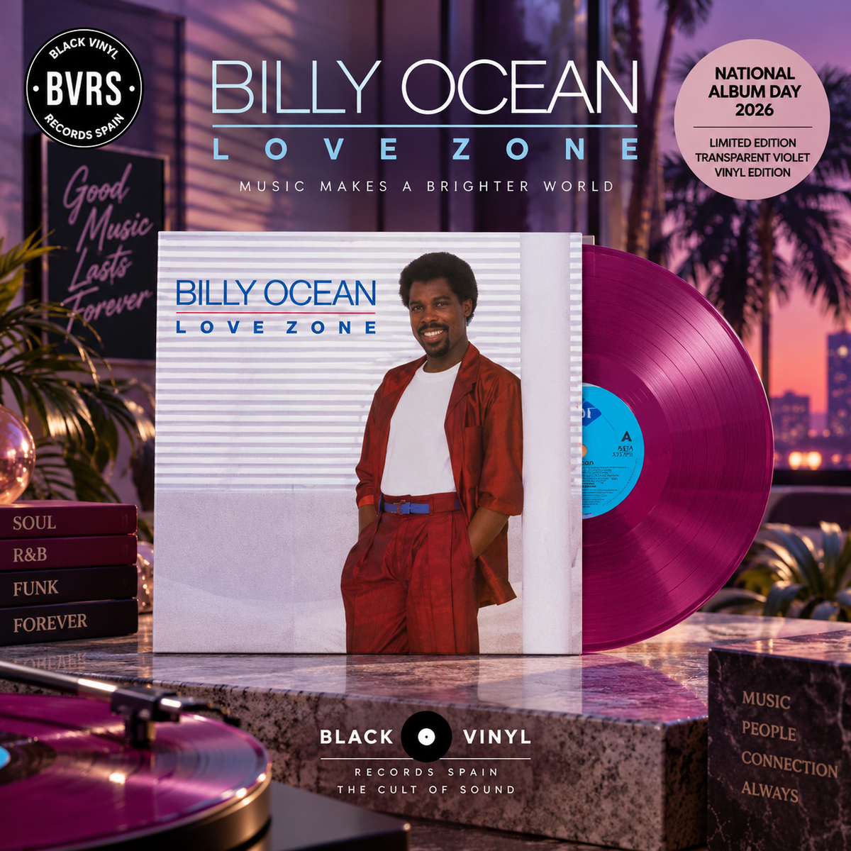 Billy Ocean - Love Zone (National Album Day 2026) - Limited Transparent Violet Vinyl Edition