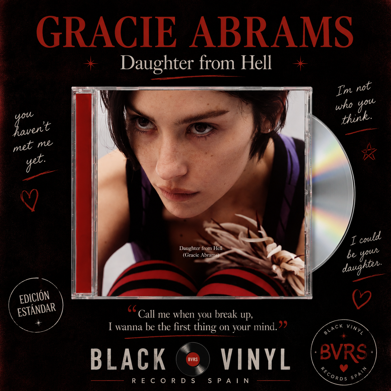 GRACIE ABRAMS - Daughter from Hell CD