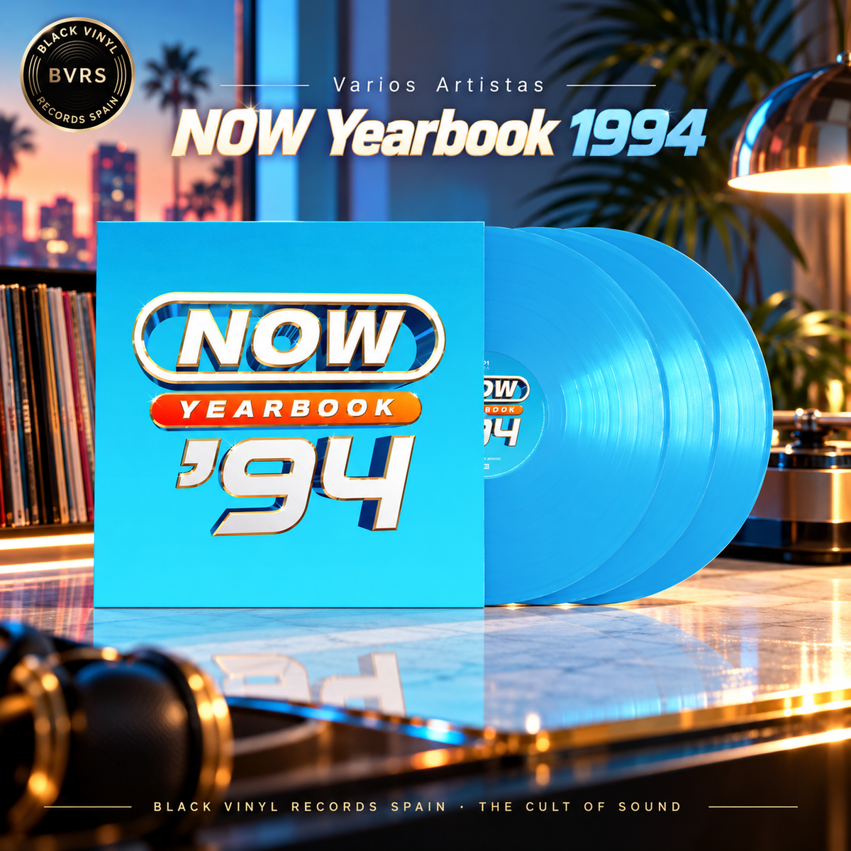 Varios Artistas - NOW Yearbook 1994 - Bright Blue Vinyl Edition (3LP)