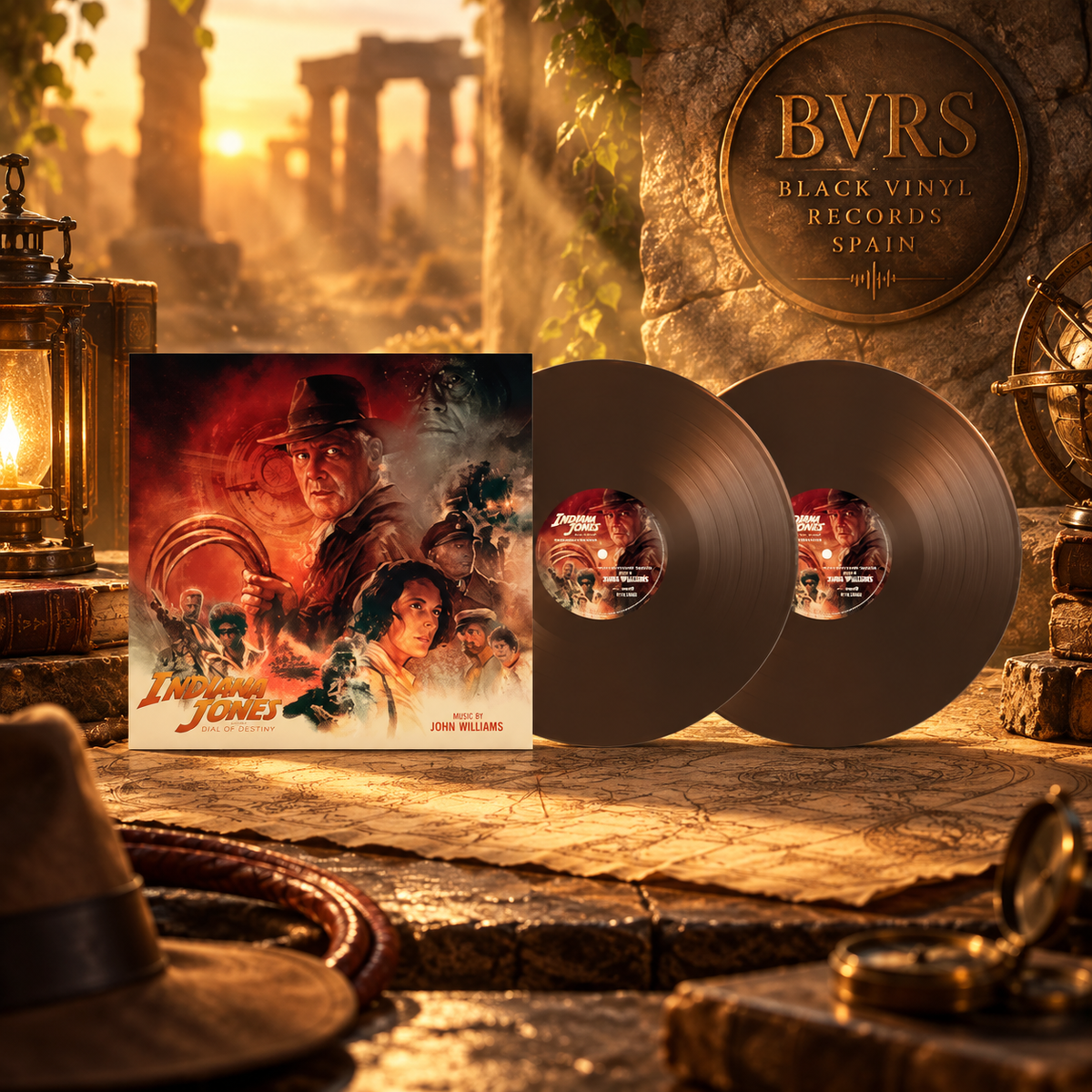 JOHN WILLIAMS – INDIANA JONES AND THE DIAL OF DESTINY Brown Vinyl Edition · 2LP