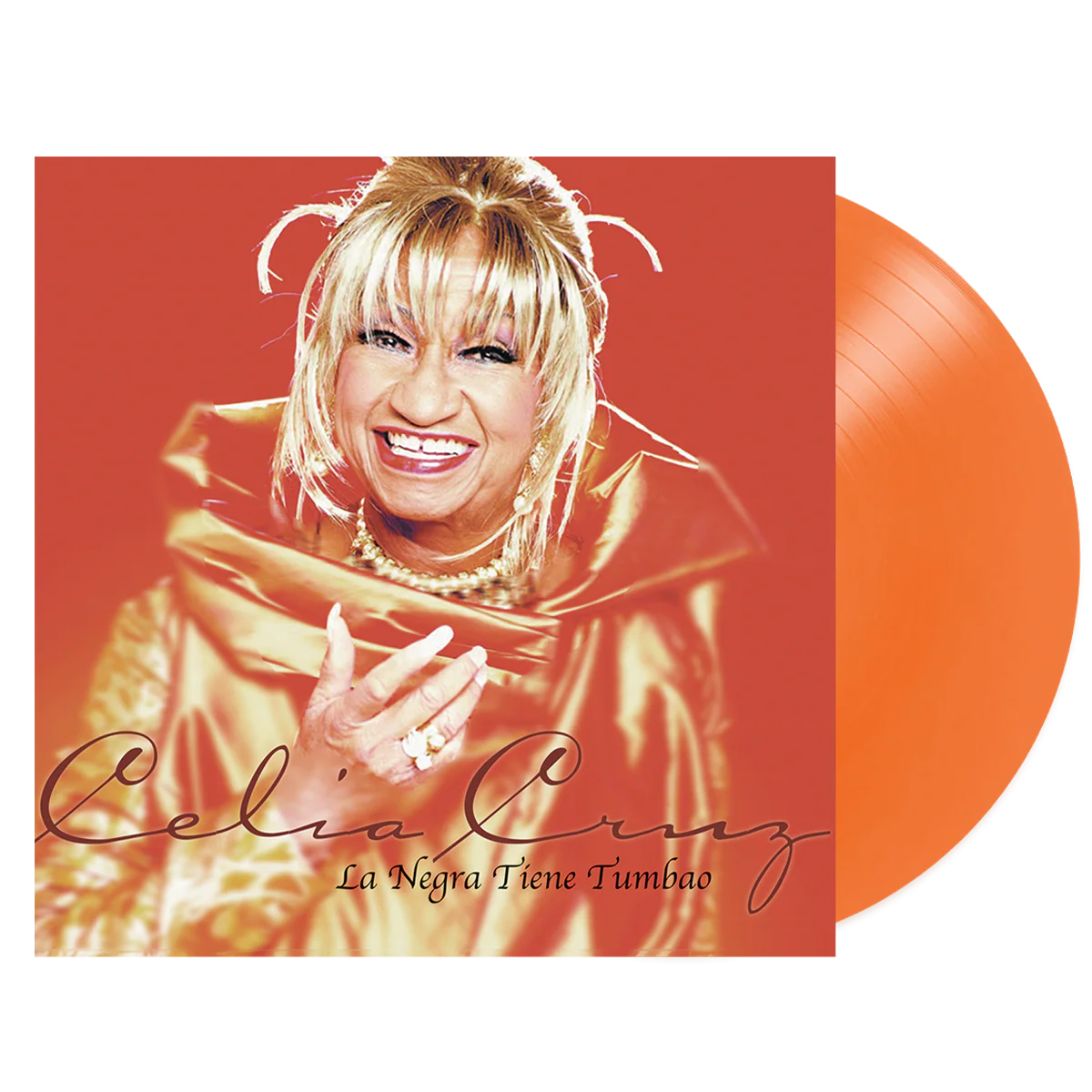 Celia Cruz - La Negra Tiene Tumbao Vinyl LP (Orange) - Black Vinyl Records Spain