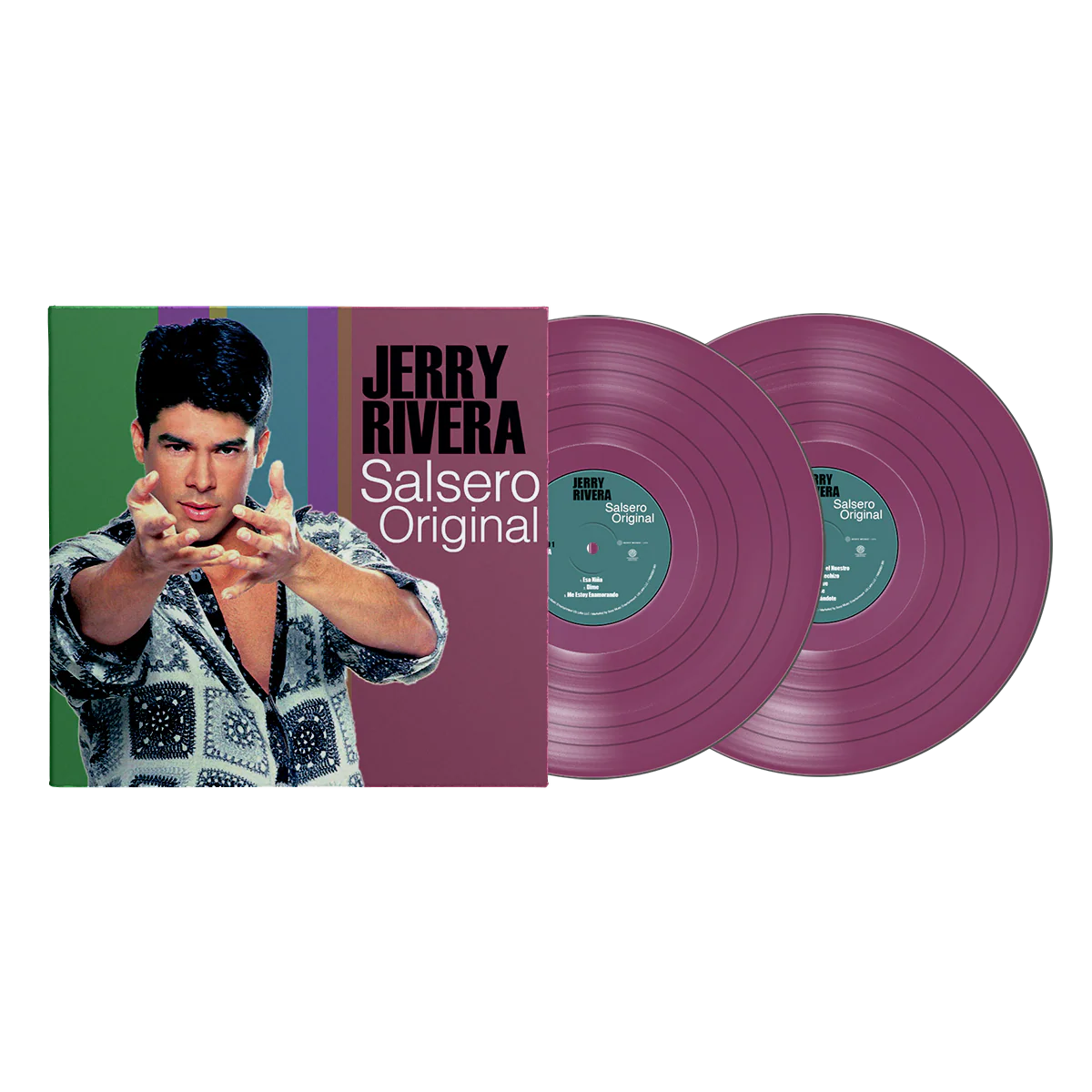 Jerry Rivera - El Bebe…..Salsero Original Orchid Vinyl 2LP USA - Black Vinyl Records Spain