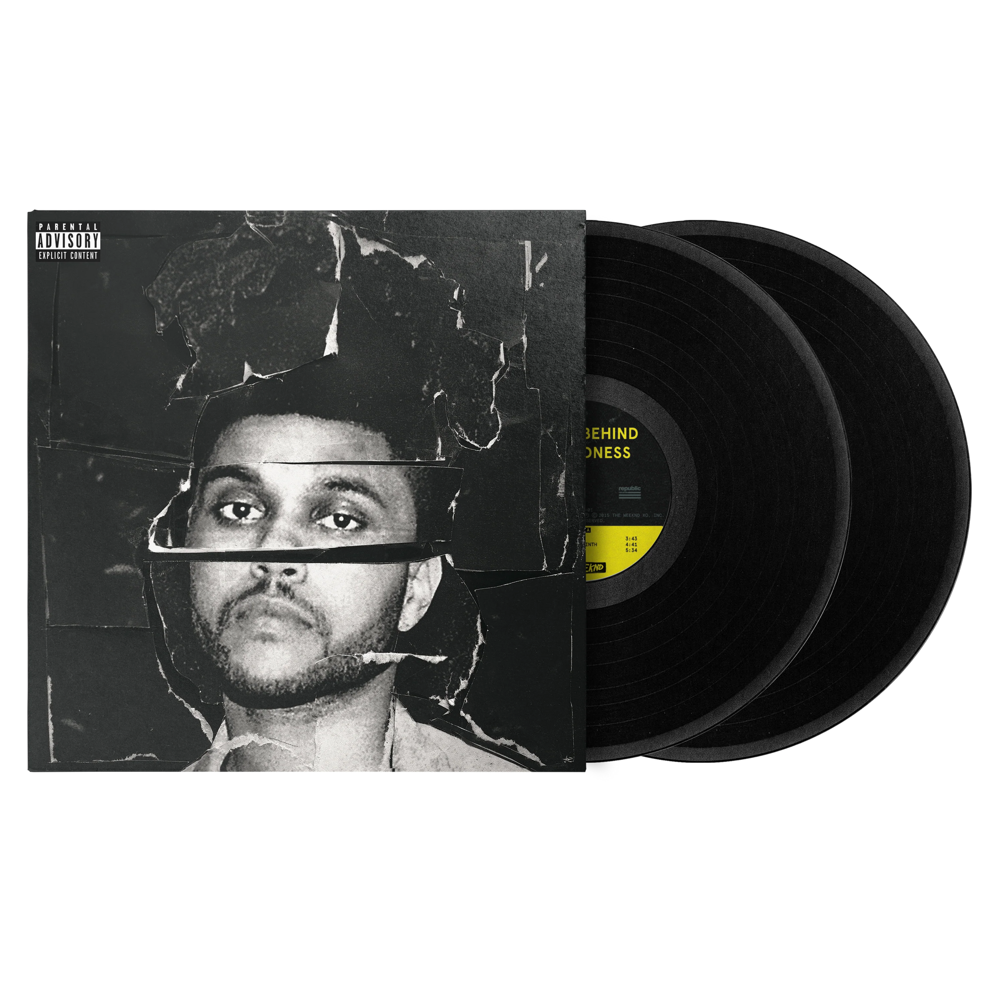 The Weeknd:  Beauty Behind The Madness 2 LP