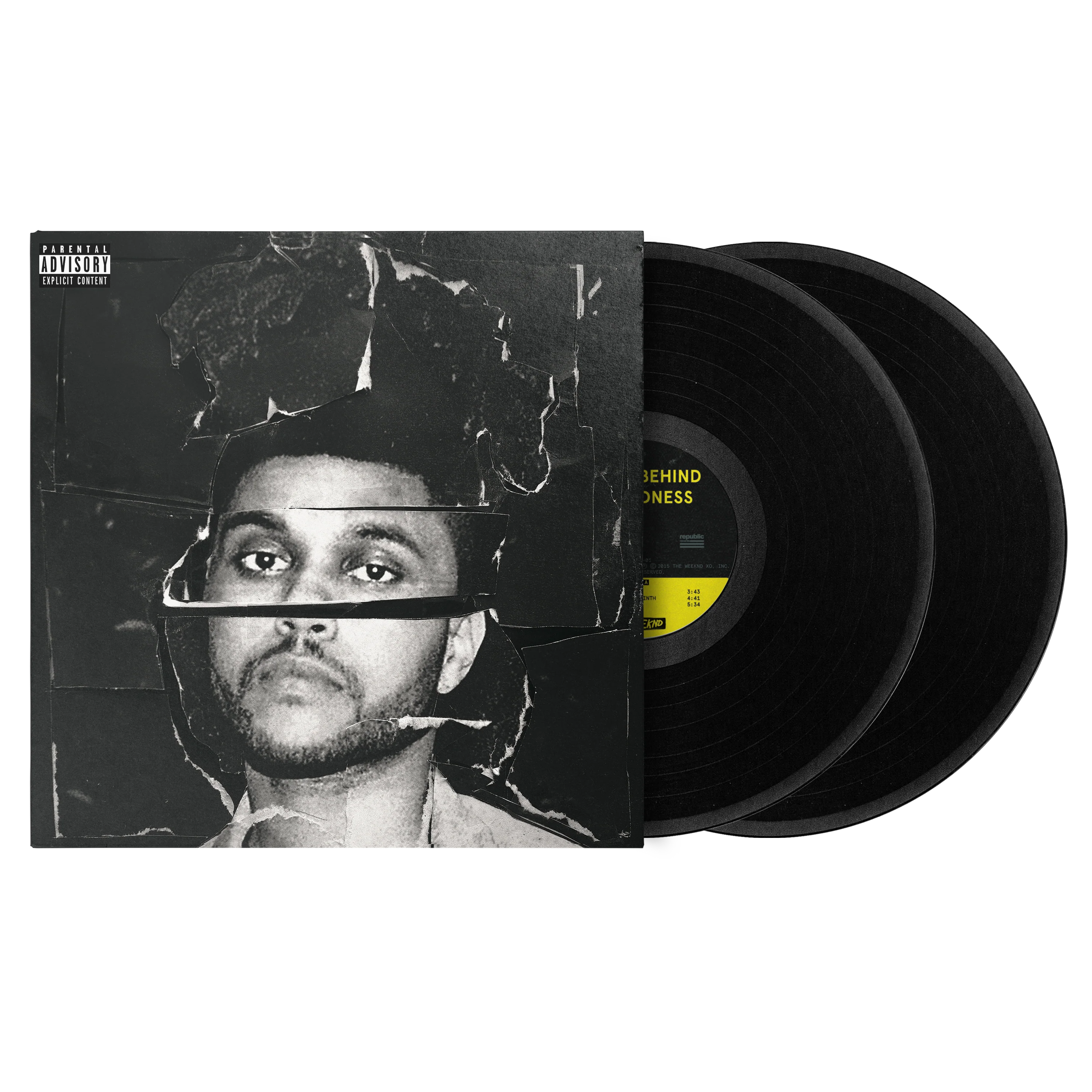 The Weeknd:  Beauty Behind The Madness 2 LP - Black Vinyl Records Spain