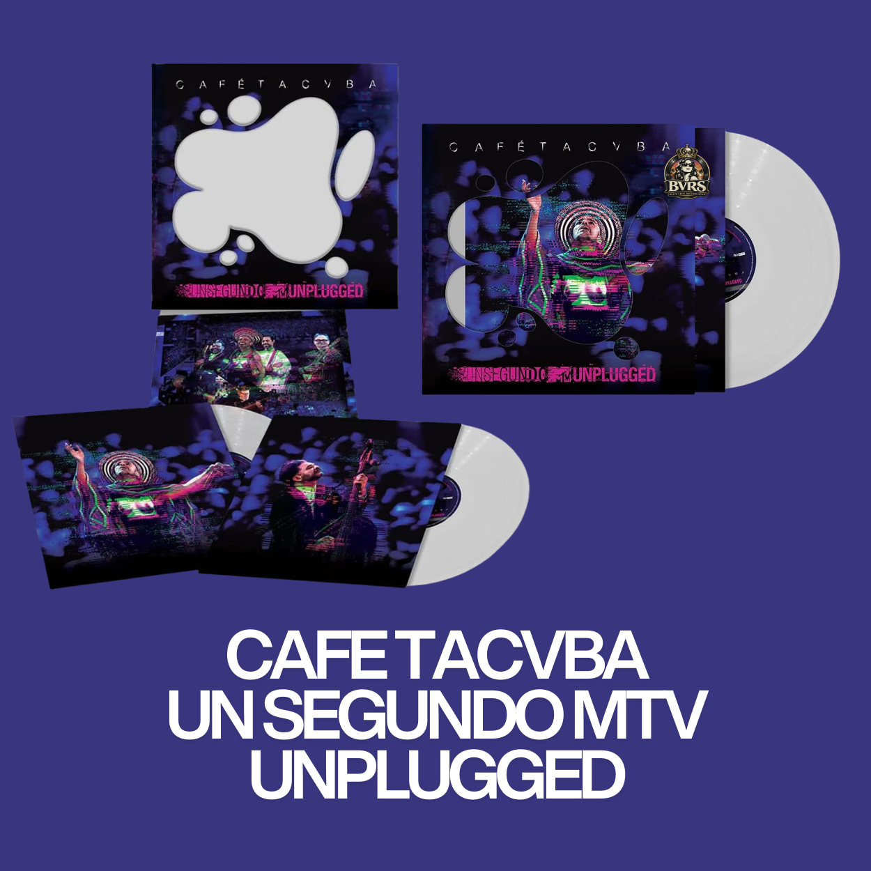Café Tacvba - Un Segundo MTV Unplugged (Clear 2LP) USA IMPORT
