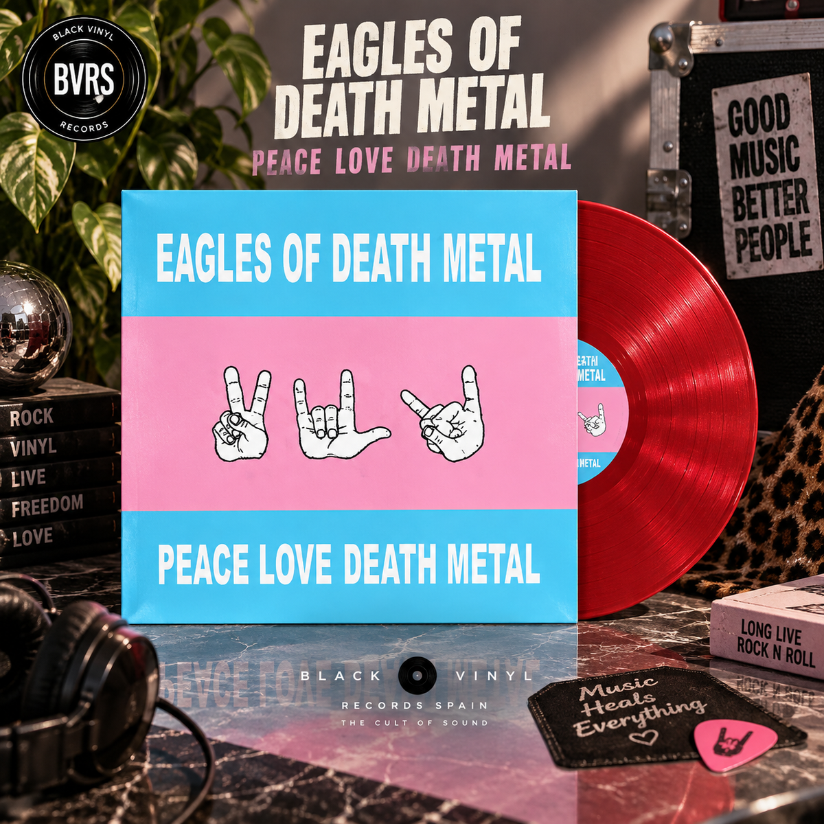 Eagles Of Death Metal - Peace Love Death Metal - Limited Indie Edition Red Vinyl LP