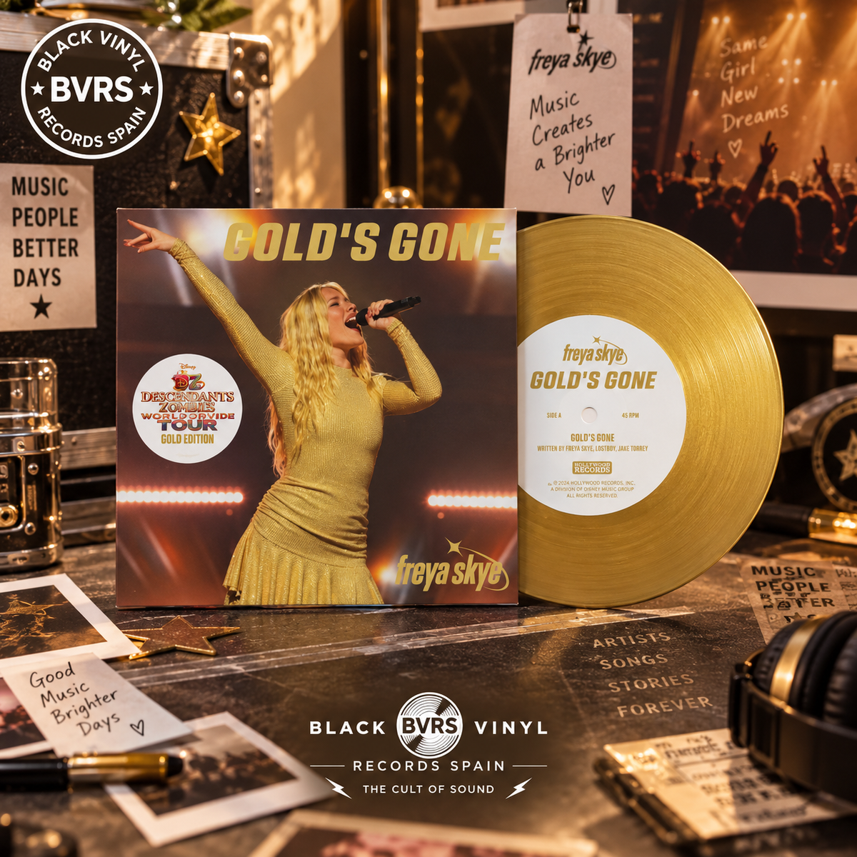 Freya Skye – Gold’s Gone – 7" Gold Vinyl Single