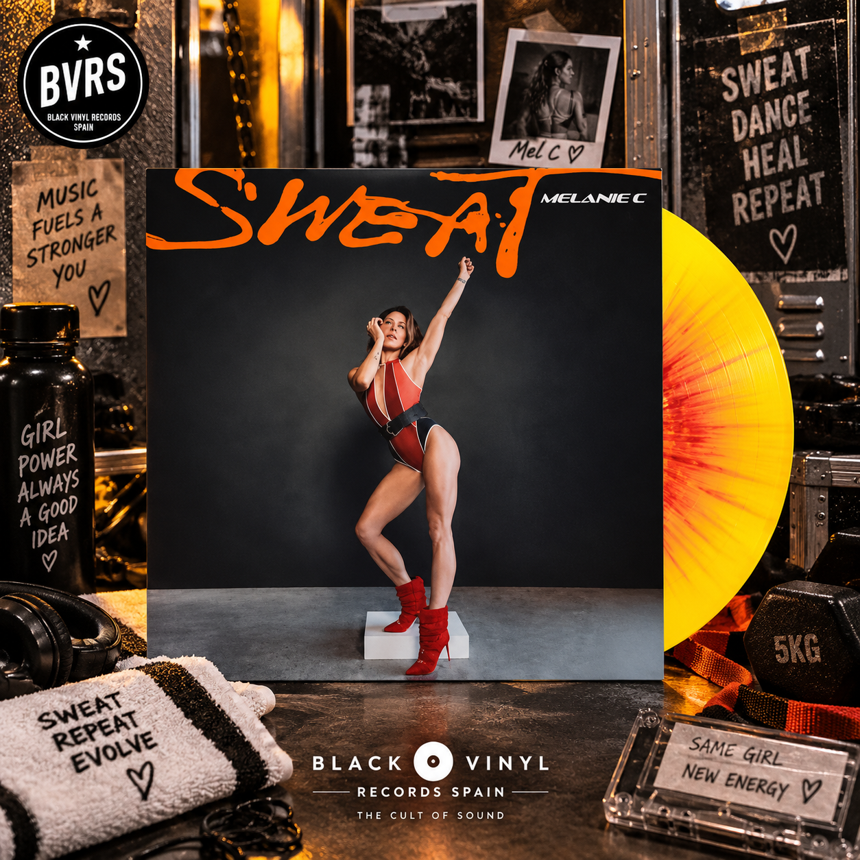 Melanie C – Sweat (Amazon Exclusive Sunburst Colour Vinyl LP) UK