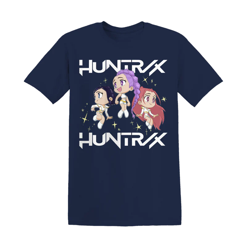 HUNTR/X (EJAE, Audrey Nuna, and REI AMI) - Born to be Golden HUNTR/X Chibi CAMISETA USA