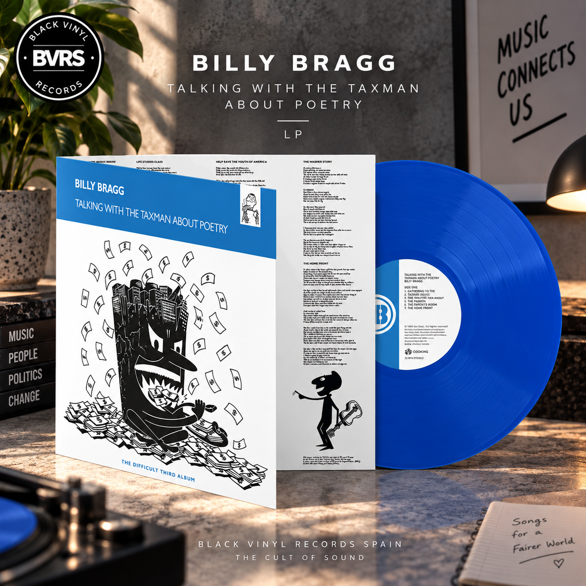 Billy Bragg - Talking With The Taxman About Poetry - LP
