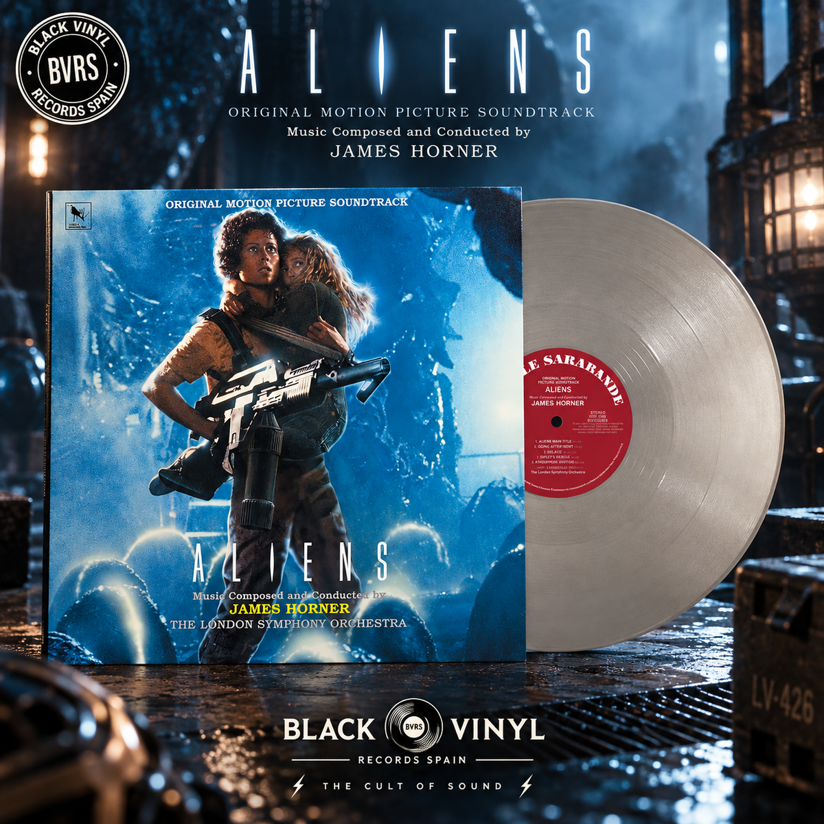 James Horner - Aliens (Original Motion Picture Soundtrack) 40th Anniversary (Silver Vinyl LP)