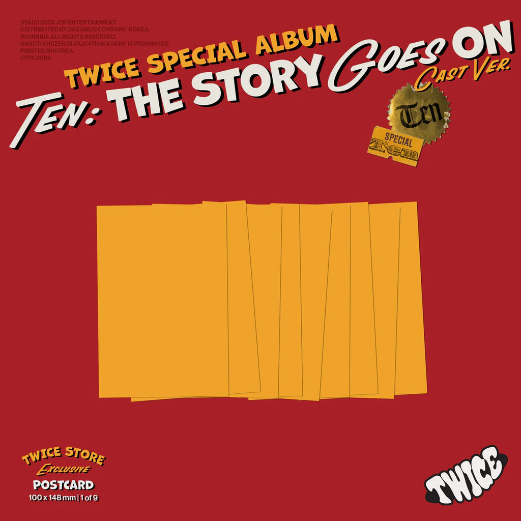 TWICE - TEN: The Story Goes On (Cast Ver.) (Exclusive) USA IMPORT