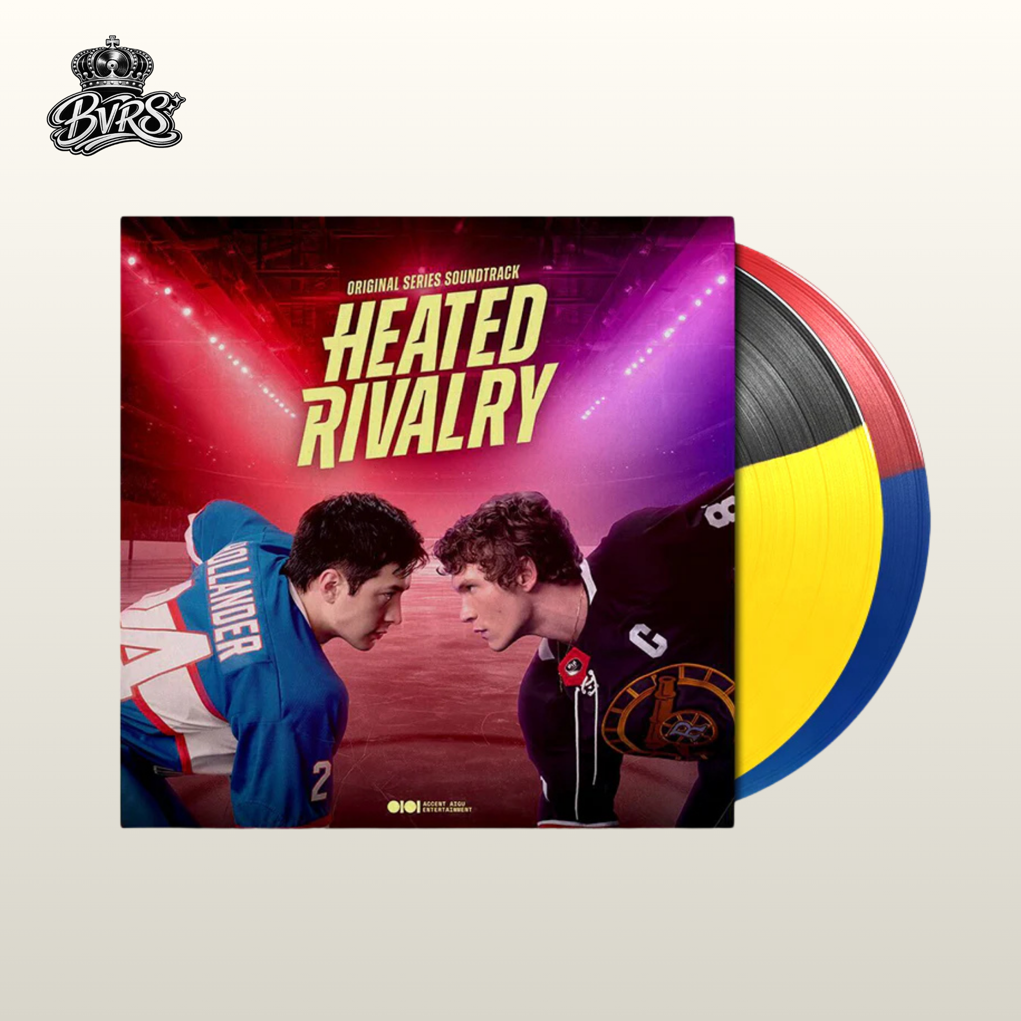 Heated Rivalry (Soundtrack) – Montreal vs Boston | Blue/Red & Black/Yellow Split Coloured Vinyl - Black Vinyl Records Spain