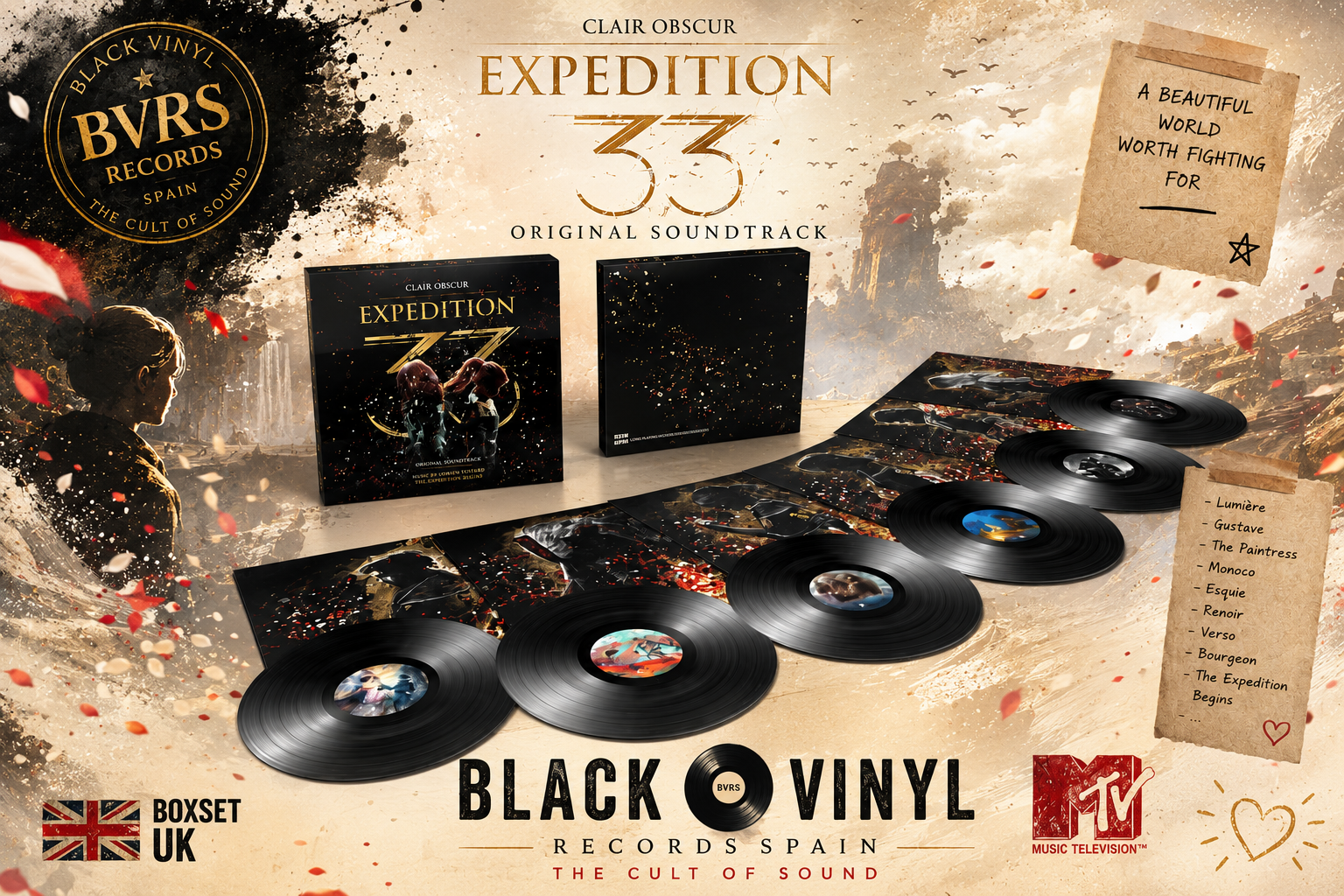 Clair Obscur : Expedition 33 (Original Soundtrack) BOXSET UK