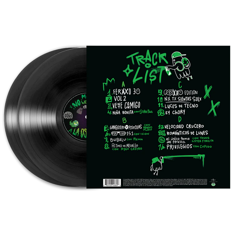 FEID - MOR, No Le Temas a La Oscuridad 2LP Vinyl USA IMPORT