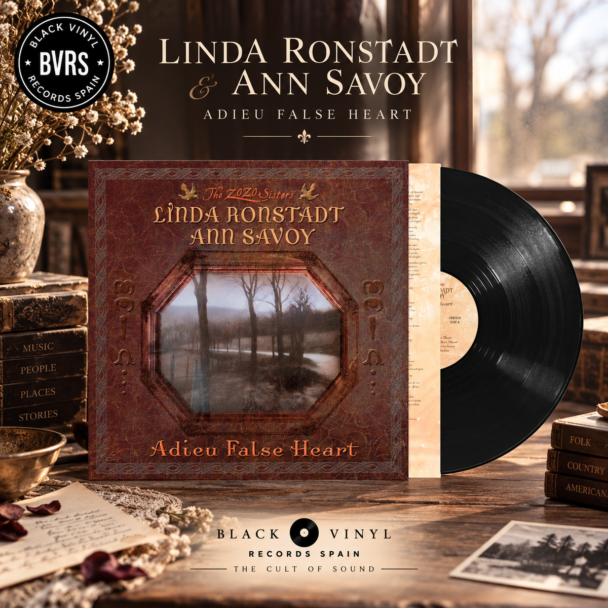 Linda Ronstadt & Ann Savoy - Adieu False Heart - LP Edition