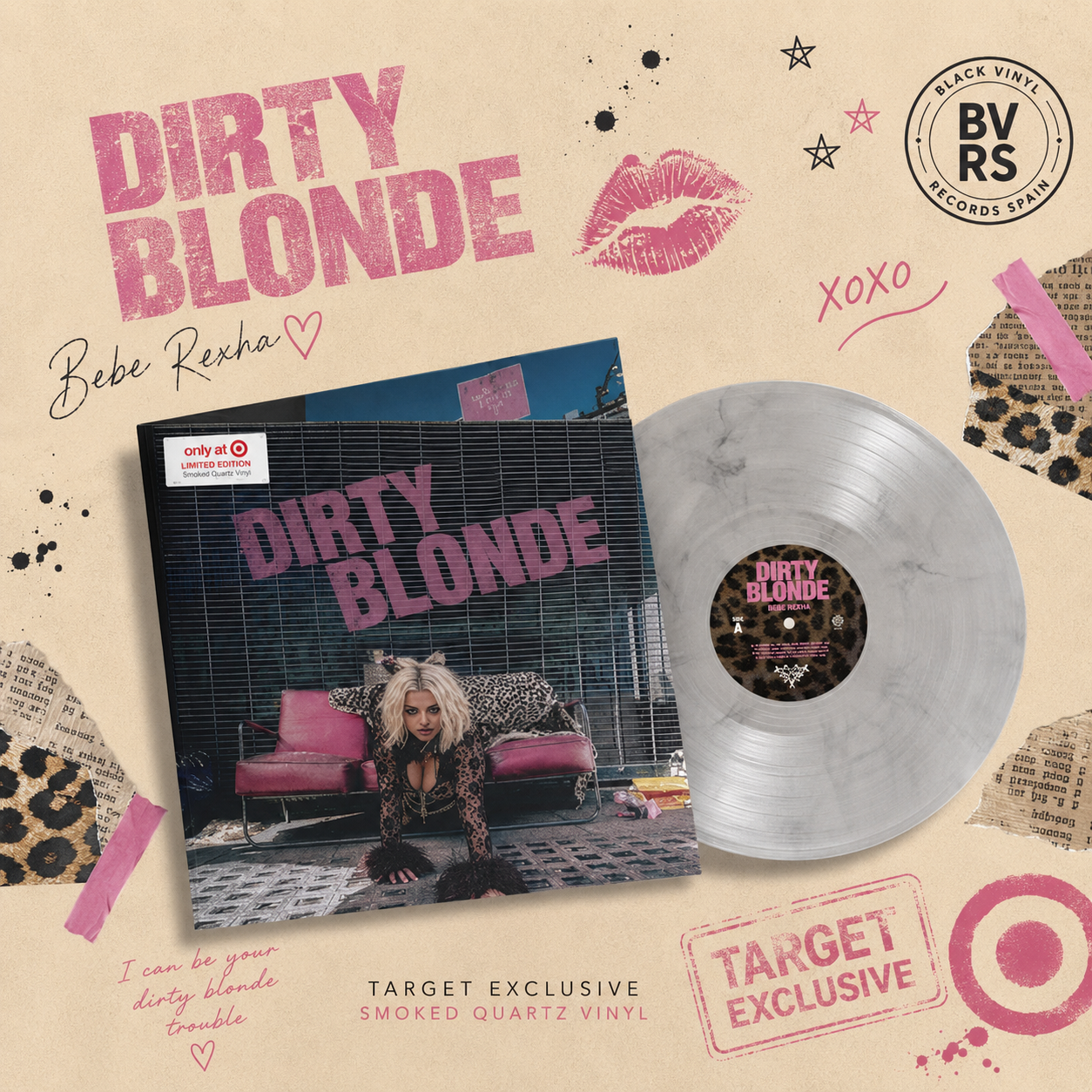 Bebe Rexha - Dirty Blonde (Target Exclusive) Smoked Quartz Vinyl USA