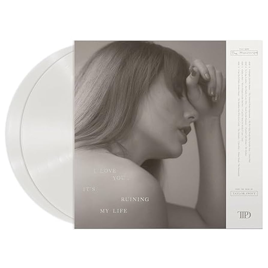 TAYLOR SWIFT – THE TORTURED POETS DEPARTMENT  Ghosted White Vinyl · 2LP · The Manuscript Edition