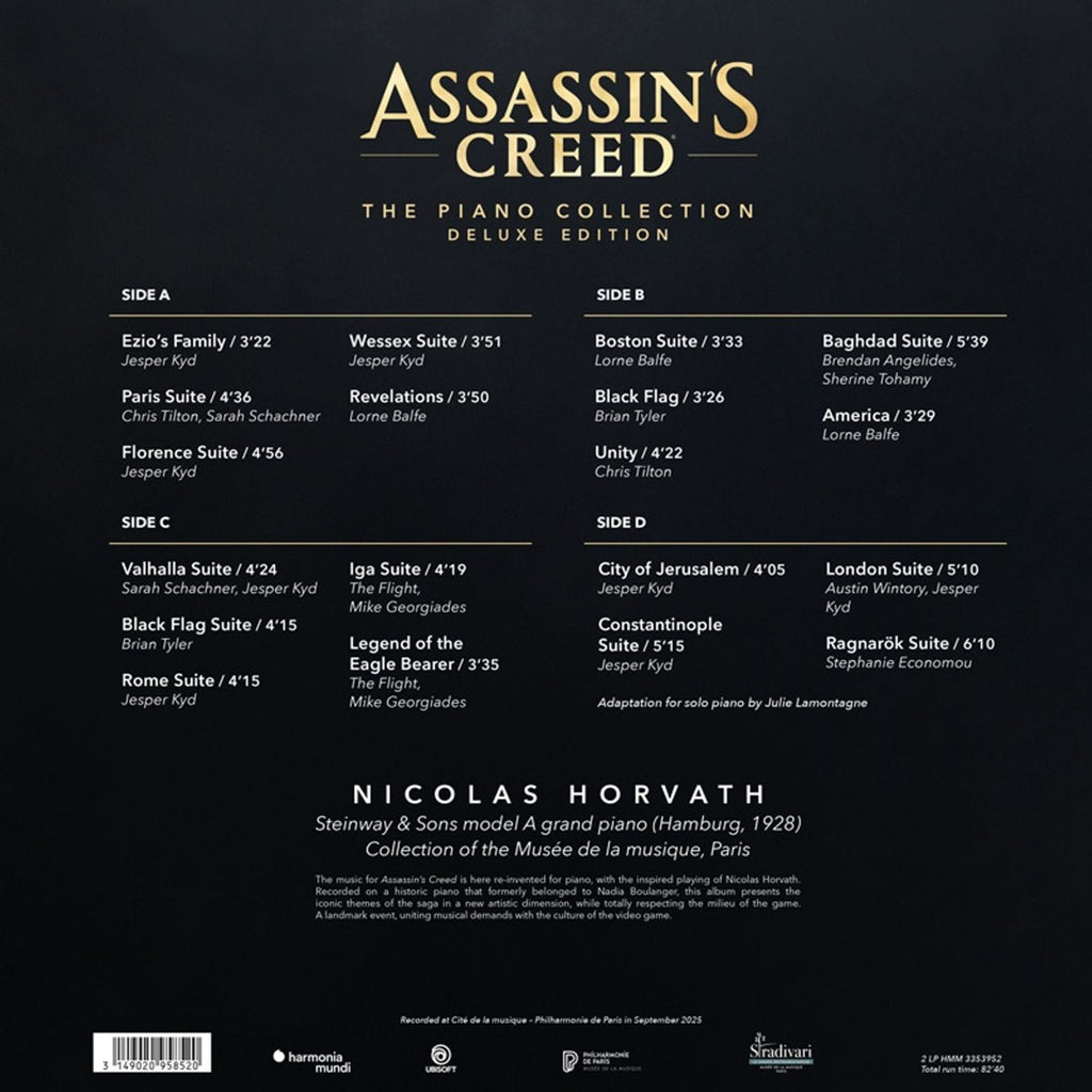 Nicolas Horvath - Assassin's Creed (180g /Deluxe Edition) 2LP - Black Vinyl Records Spain