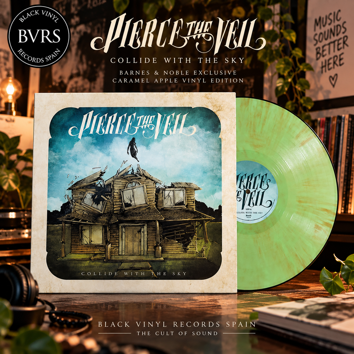 Pierce the Veil - Collide With the Sky - Barnes & Noble Exclusive Caramel Apple Vinyl Edition