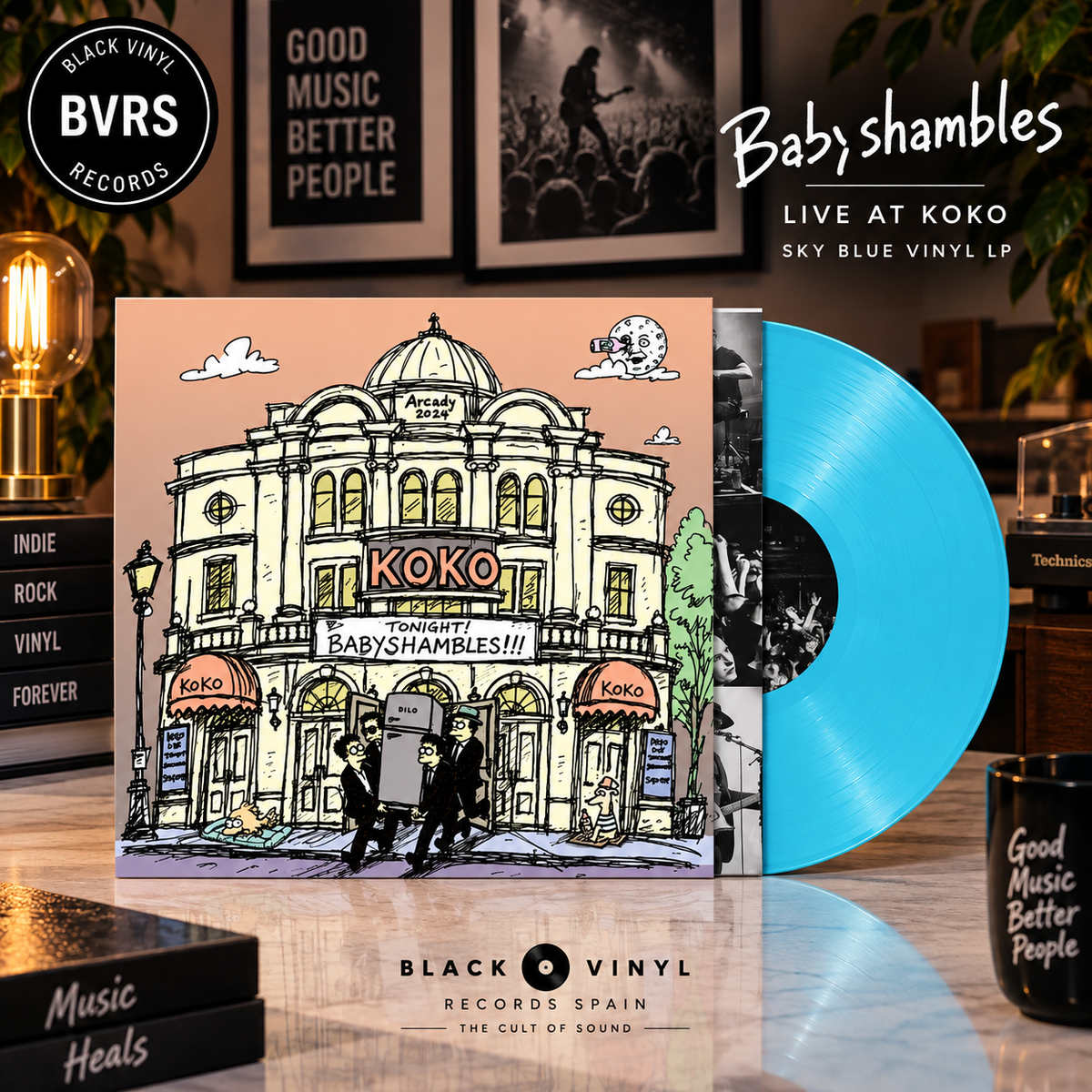 Babyshambles - Live At KOKO - Sky Blue Vinyl LP