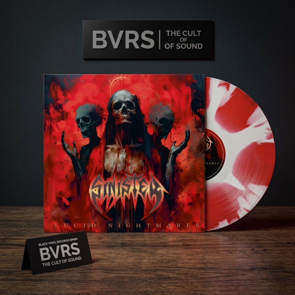 Sinister - Lucid Nightmares - Sunburst White/Red Vinyl LP Edition