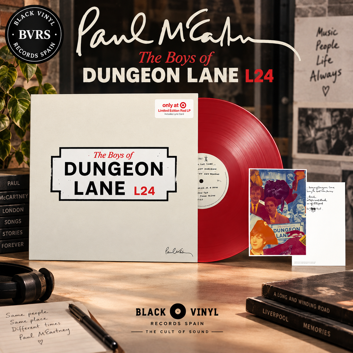 Paul McCartney – The Boys of Dungeon Lane (Target Exclusive Red Vinyl LP + Lyric Card) USA IMPORT