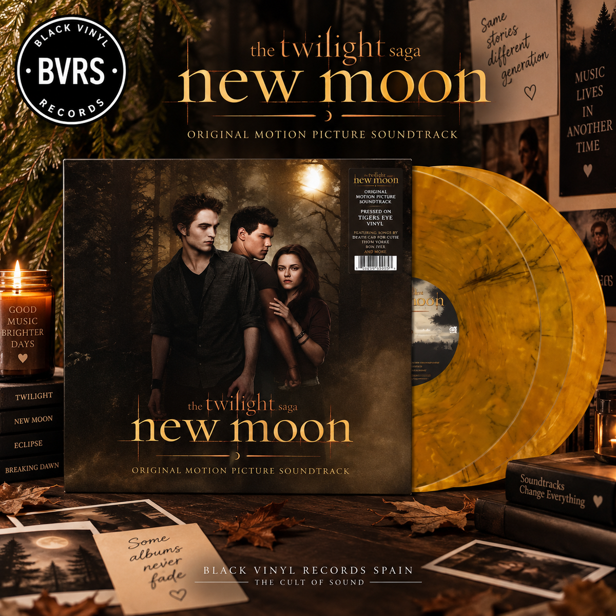 The Twilight Saga: New Moon – Original Motion Picture Soundtrack (Tiger’s Eye Vinyl) 2LP