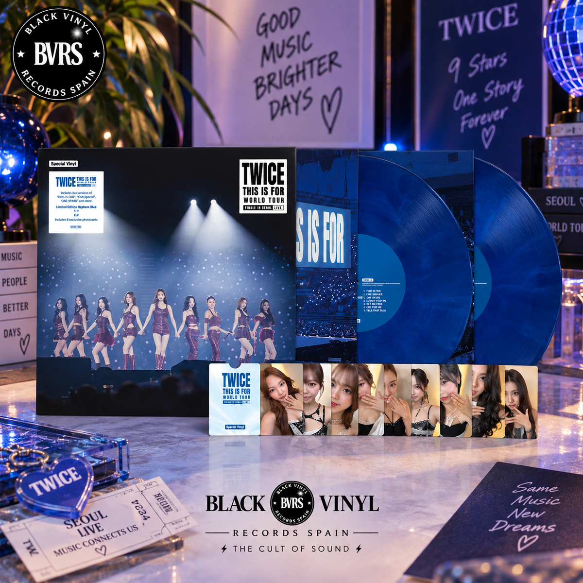 TWICE - This Is For World Tour Finale in Seoul Live (Special Neptune Blue Vinyl, 2LP)
