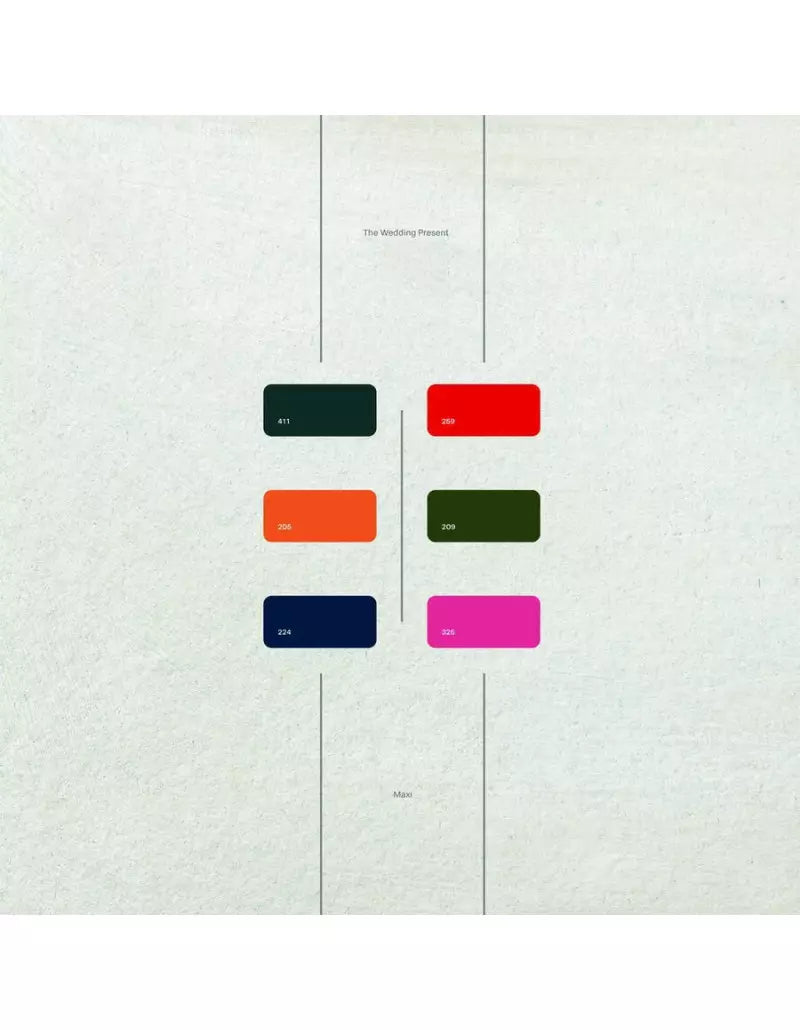 The Wedding Present Maxi - Ltd Red Translucent Vinyl Single 12" - Black Vinyl Records Spain